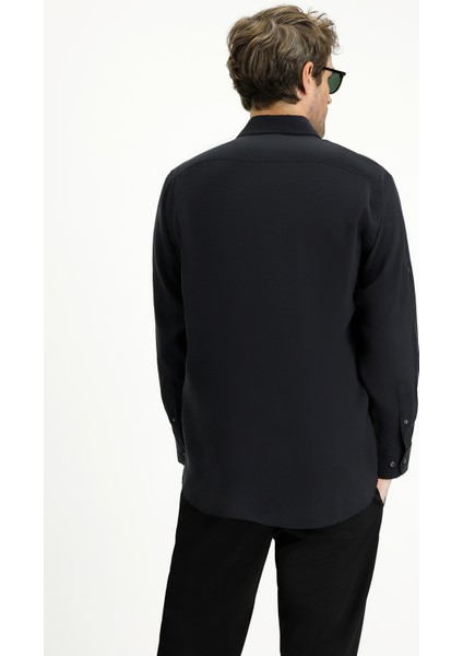 Uzun Kol Regular Fit Düğmeli Yaka Spor Gömlek indirimleri