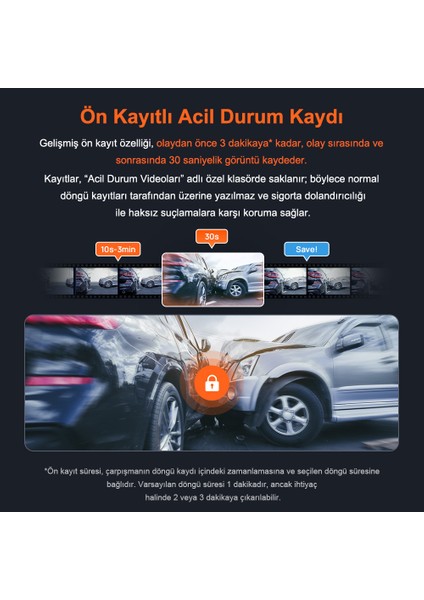 Araç Kamerası A800SE-1,4K Ultra Hd Çözünürlük,4k Ön ve Arka RC22 Kamera, Süper Gece Görüşü, Geliştirilmiş Ön Bellekli Acil Kayıt, 5 Modlu Adas, Süper Kapasitör, Daha Hızlı Wi-Fi 6 Araç Kamerası fırsatları