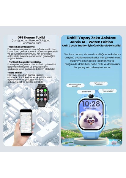 Hx Kids 4g Pro+ Android Sim Kartlı Gps Akıllı Çocuk Saati Konum Takibi Görüntülü Konuşma 4g Destekli modelleri