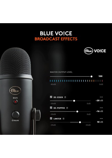Yeti Profesyonel Usb Mikrofon – Logitech Siyle - Streaming, Podcast, Youtube, Zoom Ve Oyun Için Tak Çalıştır Mikrofon fiyatları