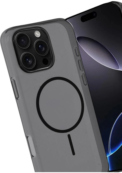 Apple iPhone 16 Pro Kılıf Şeffaf Lansman Magsafe Wireless Şarj Özellikli Orjin Kapak modelleri