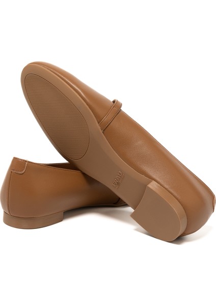 Kadın Babet 70P5 Frau Leather Ballet Flats With Strap indirimleri