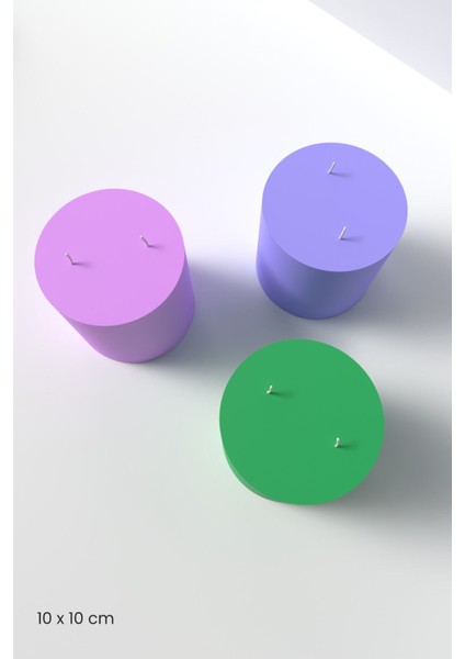 Düz Silindir Mum Silikon Kalıp 10 x 10 cm - Silindir Mum Silikon Kalıp 10 x 10 cm fırsatları