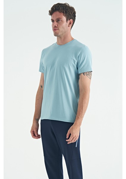 Calvin Açık Mavi Basic Erkek T-Shirt - 88245 modelleri