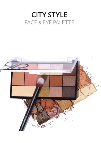 City Style Face & Eye Palette No: 01 Warm Nude - Makyaj Paleti - 8691190966607 indirimleri
