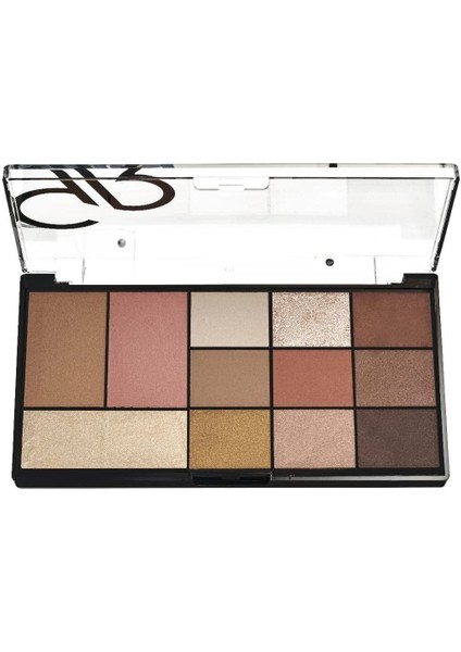 City Style Face & Eye Palette No: 01 Warm Nude - Makyaj Paleti - 8691190966607