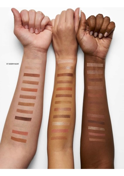 City Style Face & Eye Palette No: 01 Warm Nude - Makyaj Paleti - 8691190966607
