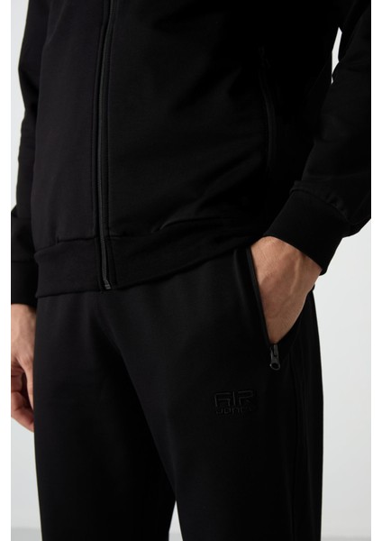 Troy Siyah Standart Kalıp Erkek Eşofman Takım - 85196 indirimleri