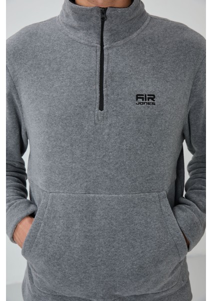 Carol Gri Melanj Polar Erkek Eşofman Takım - 85226 fırsatları