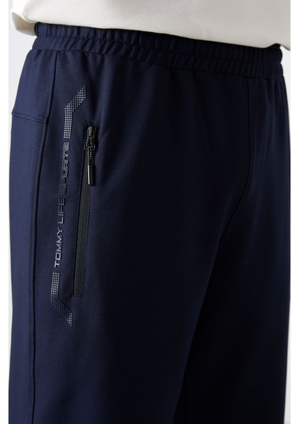 Lacivert Fermuar Cepli Standart Kalıp Klasik Paça Erkek Kapri - 83091 modelleri