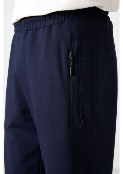 Lacivert Fermuar Cepli Standart Kalıp Klasik Paça Erkek Kapri - 83091 indirimleri