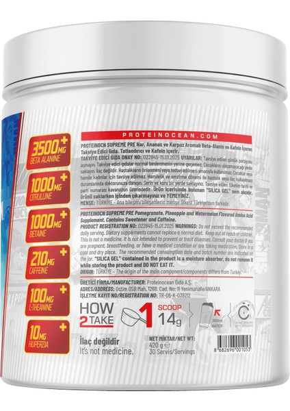 Superman Pre-Workout fiyatları