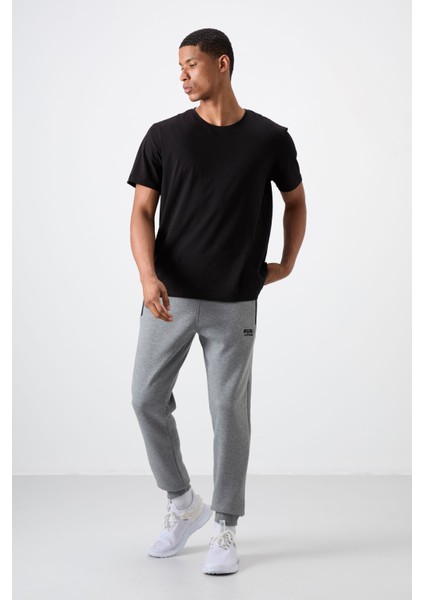 Cesar Gri Melanj Cepli Şardonlu Erkek Eşofman Alt - 84929 fiyatları