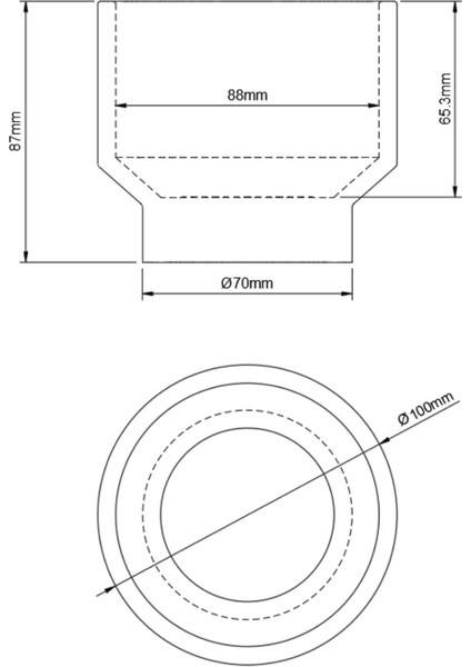 Beton Saksı ve Mumluk Silikon Kalıp - Bowl M1 Mumluk Silikon Kalıp - Beton Mumluk Kalıbı 8.7 x 10 cm modelleri