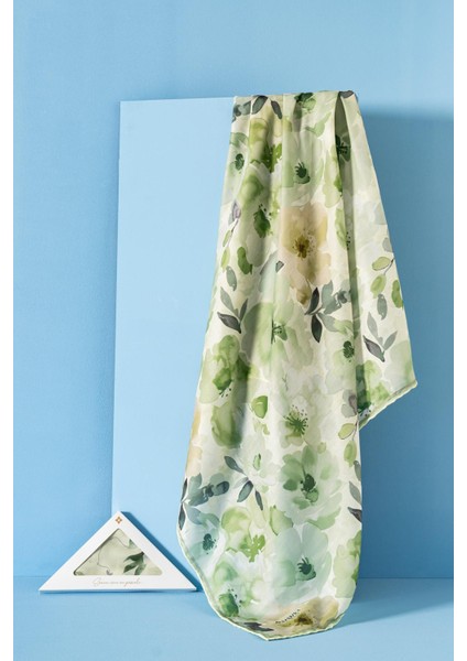 Kadın Desenli Peonia Soft Eşarp