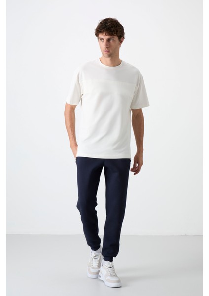 Cesar Lacivert Cepli Şardonlu Erkek Eşofman Alt - 84929