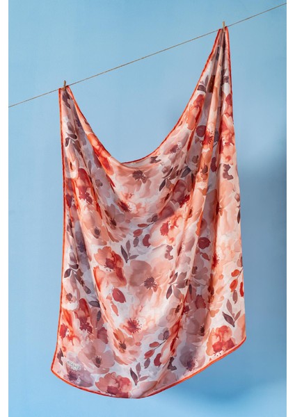 Kadın Desenli Peonia Soft Eşarp fırsatları