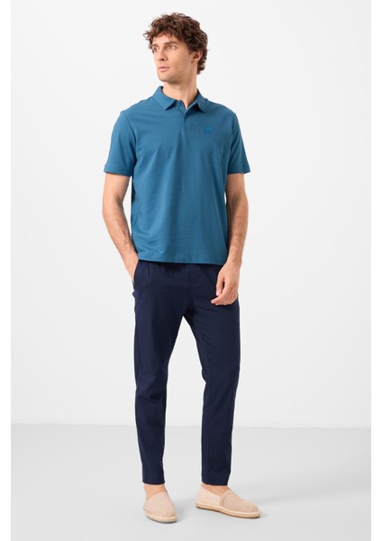 Saks Standart Kalıp Basic Polo Yaka Erkek T-Shirt - 87748 fiyatları