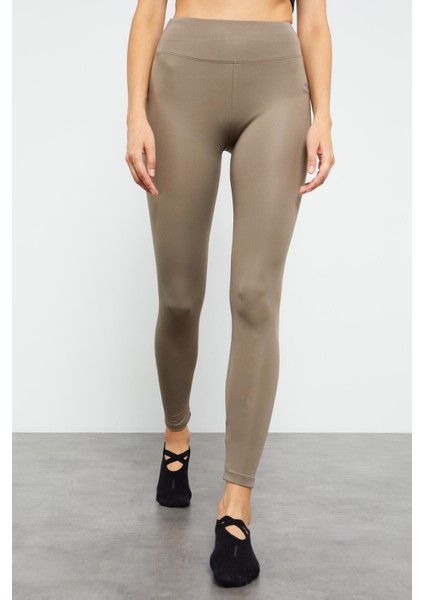 Camel Yüksek Bel Streç Slim Fit Dar Paça Kadın Tayt - 94545 fiyatları