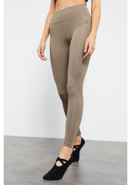 Camel Yüksek Bel Streç Slim Fit Dar Paça Kadın Tayt - 94545 indirimleri