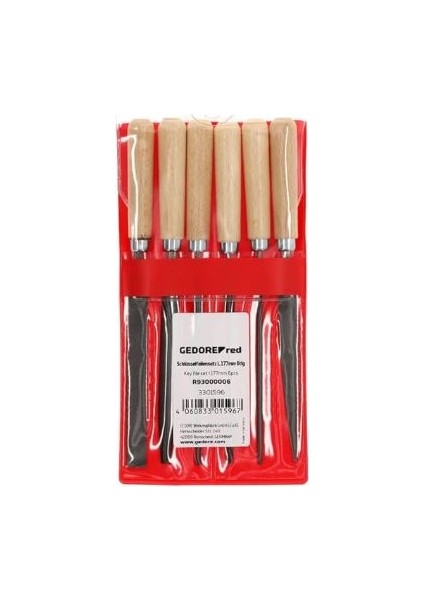 Red 6 Parça Saatçi Eğe Takımı