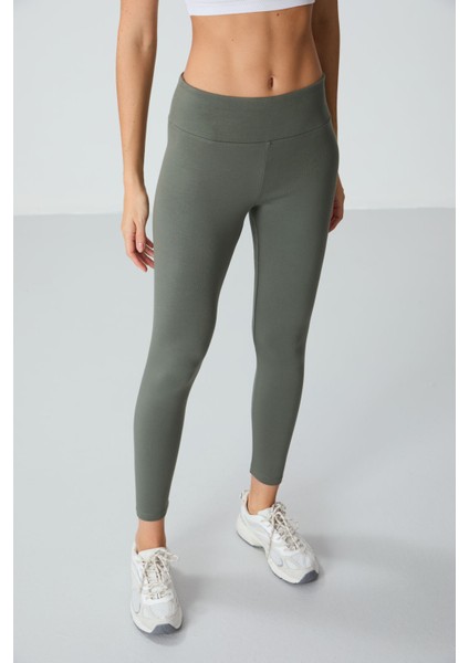 Çağla Kadın Yüksek Bel Termal Slim Fit Dar Paça Tayt-94577 fırsatları