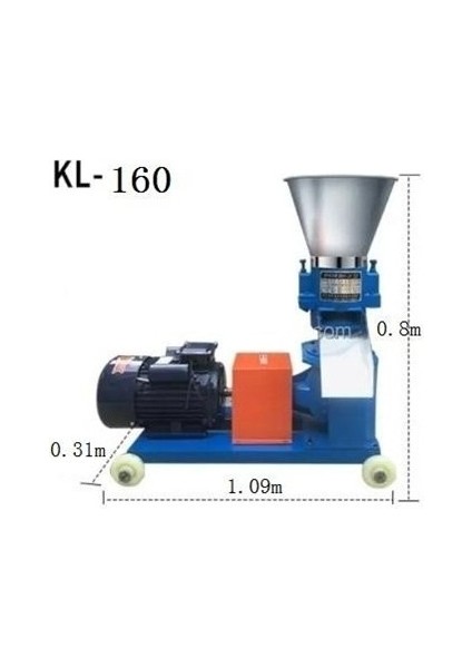 Pelet Yem Makinesi-5,5KW-KL160 fiyatları