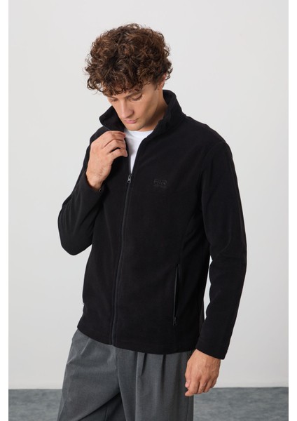 Hardy Siyah Standart Kalıp Polar Erkek Sweatshirt - 88299 indirimleri