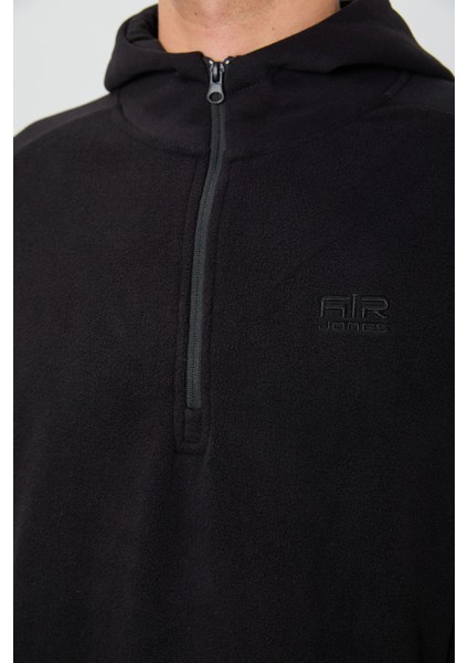 Ruby Siyah Standart Kalıp Polar Erkek Sweatshirt - 88300 modelleri