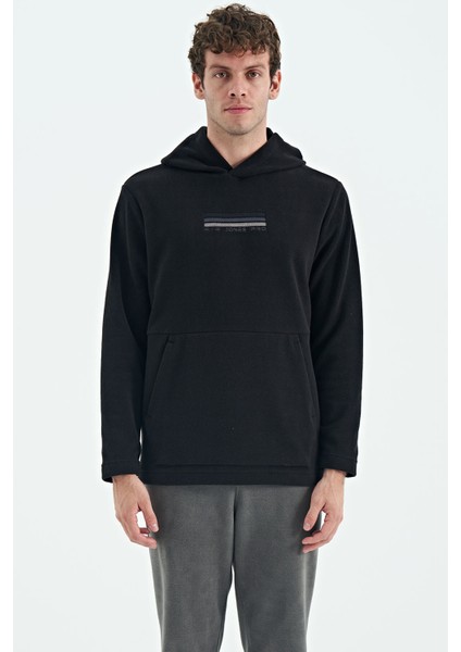 Hern Siyah Erkek Polar Sweatshirt - 88301