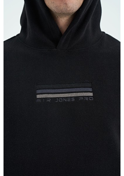 Hern Siyah Erkek Polar Sweatshirt - 88301 modelleri