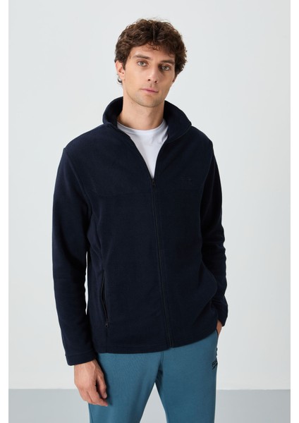 Hardy Lacivert Standart Kalıp Polar Erkek Sweatshirt - 88299 fırsatları