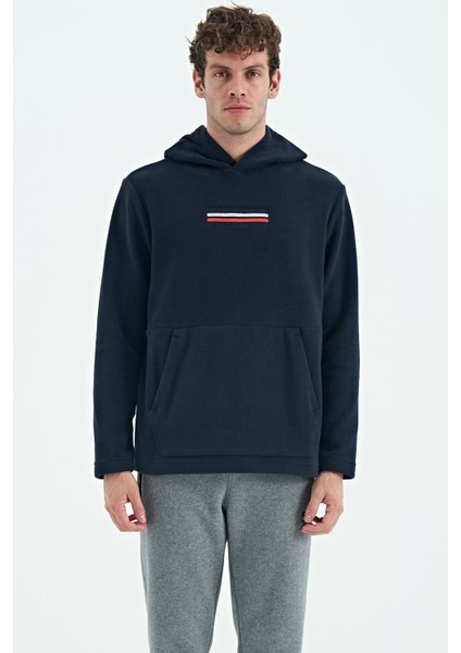 Hern Lacivert Erkek Polar Sweatshirt - 88301