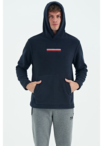 Hern Lacivert Erkek Polar Sweatshirt - 88301 indirimleri
