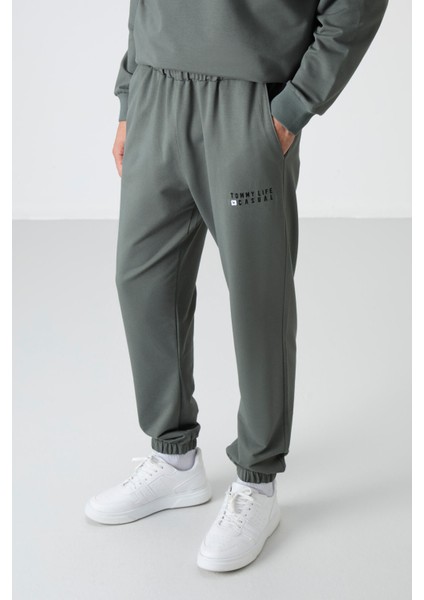 Çağla Casual O Yaka Lastik Paça Erkek Oversize Eşofman Takımı - 85120