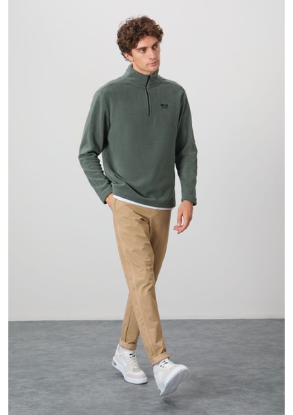 River Çağla Dik Yaka Erkek Polar Sweatshirt - 88310 fiyatları