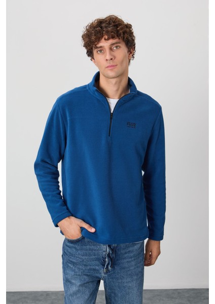 River Parlament Dik Yaka Erkek Polar Sweatshirt - 88310