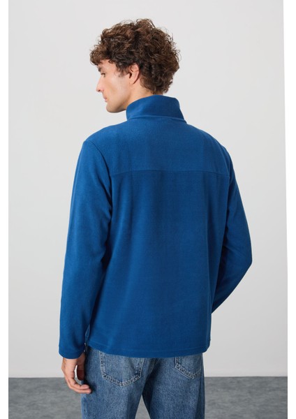 River Parlament Dik Yaka Erkek Polar Sweatshirt - 88310 modelleri