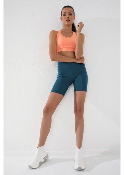 Zümrüt Yüksek Bel Toparlayıcı Kısa Biker Kadın Tayt - 91007 fiyatları