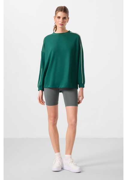 Çağla Yüksek Bel Toparlayıcı Kısa Biker Kadın Tayt - 91007