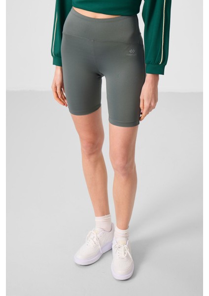 Çağla Yüksek Bel Toparlayıcı Kısa Biker Kadın Tayt - 91007 fırsatları