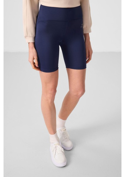 İndigo Yüksek Bel Toparlayıcı Kısa Biker Kadın Tayt - 91007 fiyatları