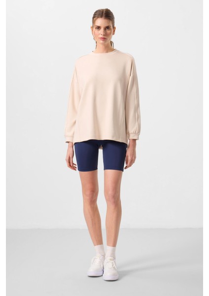 İndigo Yüksek Bel Toparlayıcı Kısa Biker Kadın Tayt - 91007 modelleri