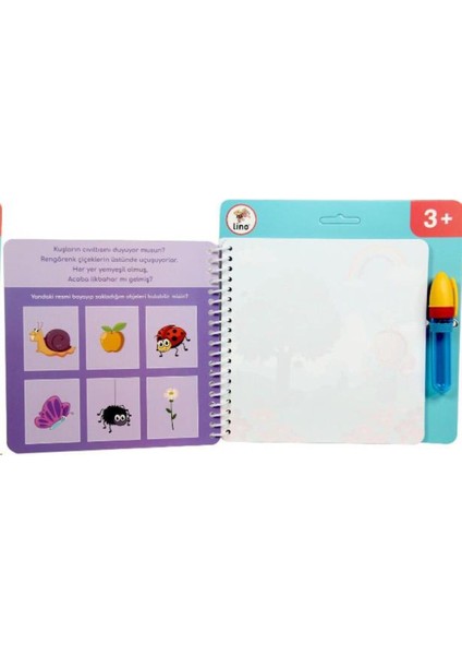Aqua Magic Book Mevsimler Sihirli Boyama Kitabı 3 Yaş ve Üstü Renkli Eğlence fiyatları
