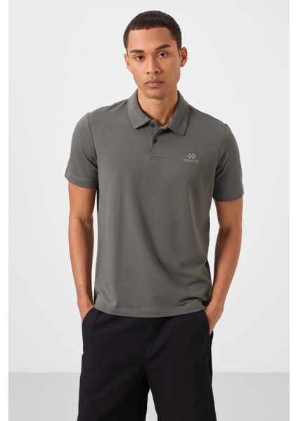 Çağla Standart Kalıp Basic Polo Yaka Erkek T-Shirt - 87748