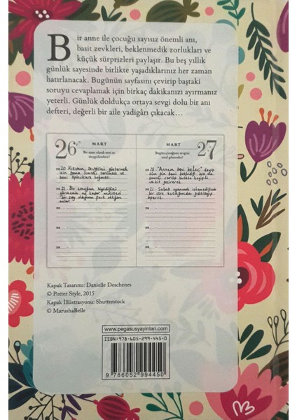 Her Güne Bir Soru Anneler İçin Ciltli Günlük Kitap – Potter Style Tasarımlı Özel Defter modelleri