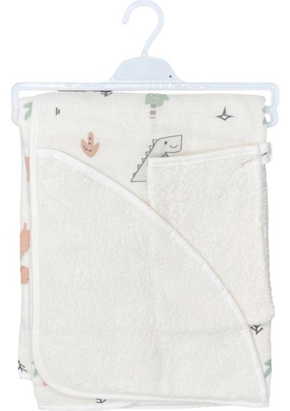 Müslin Kapşonlu 2'li Silgi Havlu 1040