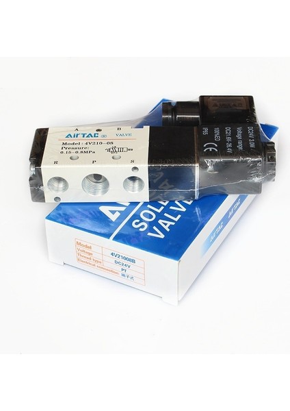 Airtac 4V21008B DC24V 1/4" Pt 4V Serisi Solenoid Valf | Düşük Sürtünme, Uzun Ömürlü modelleri