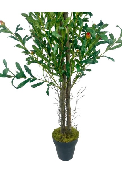 Yapay Zeytin Ağacı 125CM Iki Gövdeli Salex Doğal Gerçek Görünümlü Yapay Ağaç