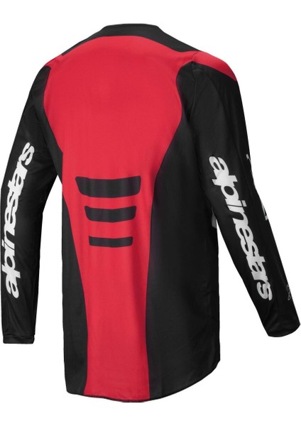 Fluid Haul Off-Road Motosiklet Jerseyi Siyah Beyaz Kırmızı fiyatları